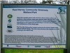 Reed Harvey Community Greenway Wetland Park Sign