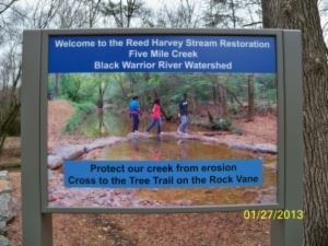Five Mile Creek Sign